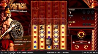 Spartacus Legendary Warrior Slot