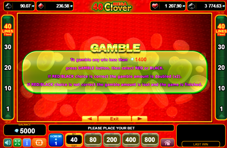 40 Mega Clover Slot