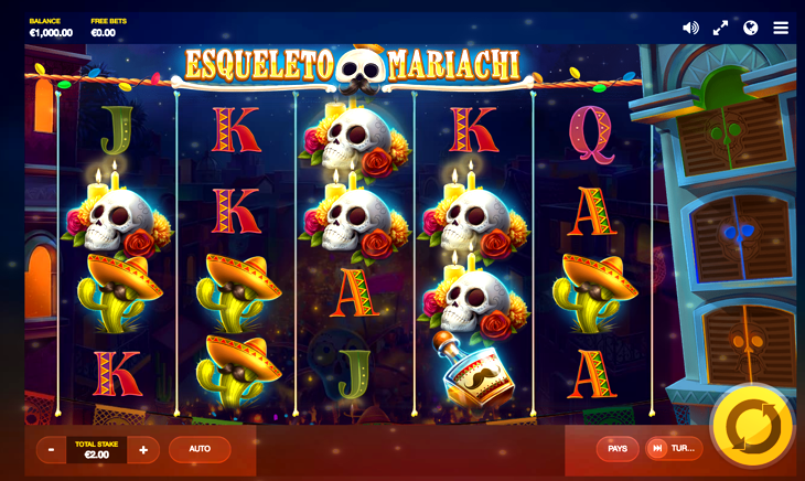 Esqueleto Mariachi Slot