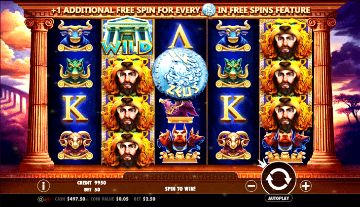 Hercules Son of Zeus Slot