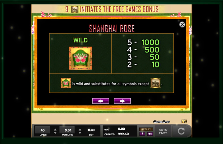 Shanghai Rose Slot